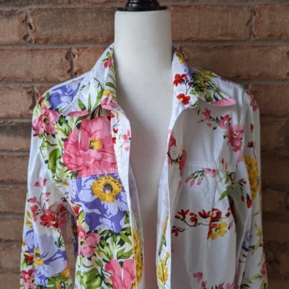 Tabi floral button down shirt - Picture 3 of 7